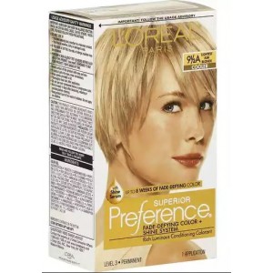 L'OrealÂ® Paris Cooler 9-1/2A Lightest Ash Blonde Hair Color