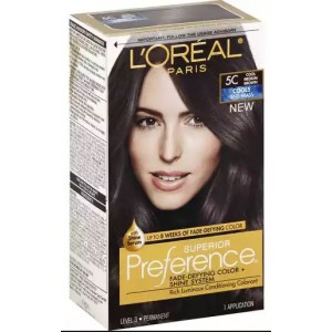 L'OrealÂ® Paris Cools Anti-Brass 5C Cool Medium Brown Hair Color