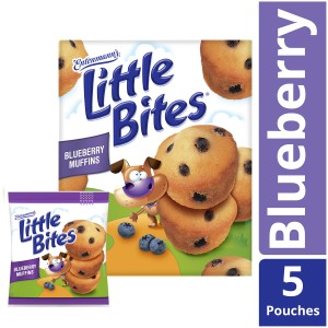 Entenmann's Little Bites Blueberry Mini Muffins, 5 pouches