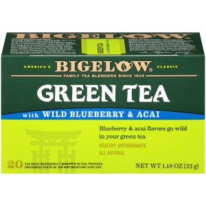 Bigelow Green Tea Bags - with Blueberry