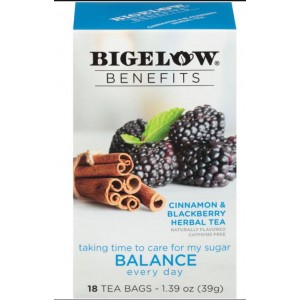 Bigelow Benefits Cinnamon and Blackberry Herbal Tea