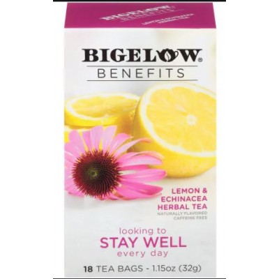 Bigelow Lemon and Echinacea Herbal Tea - Benefits