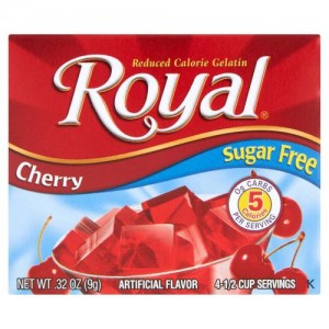 Royal Gelatin - Sugar Free - Cherry