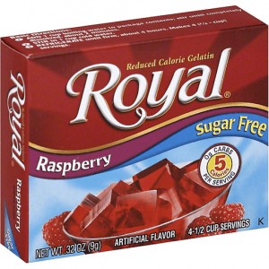 Royal Gelatin - Reduced Calorie Raspberry