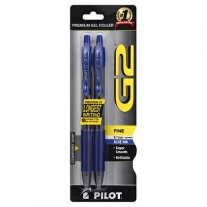Pilot Pens - G2 Fine Point Blue Gel Ink