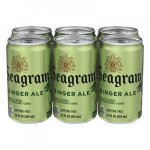 Seagram's Caffeine Free Ginger Ale - 6 Cans