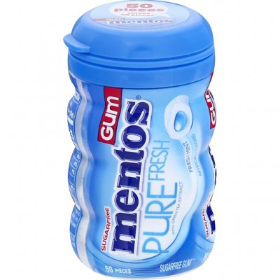 Mentos Pure Fresh Mint Gum - 50 Count