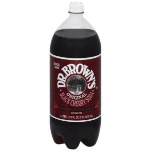 Dr. Brown's Black Cherry Soda - 2 Liter