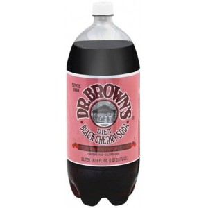 Dr. Brown's Diet Black Cherry Soda - 2 Liter