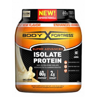 Body Fortress Advanced Vanilla Creme Isolate Protein Powder