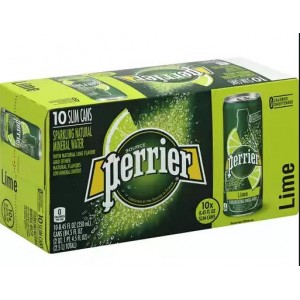 Perrier Sparkling Natural Mineral Water - Lime