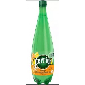 Perrier Sparkling Natural Mineral Water Bottle - Orange
