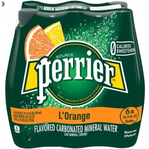 Perrier Sparkling Natural Mineral Water - Orange-Lemon