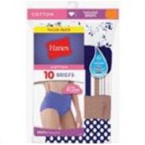 Hanes Socks - Ladies Ankle Cushion 10pr Sz 5-9