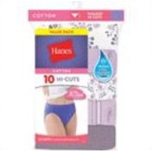 Hanes Socks - Ladies Cushion No Show Value 5-9 10pr