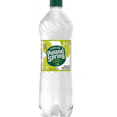 Poland Spring Sparkling Natural Spring Water - Lime