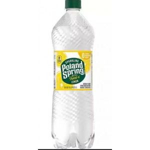 Poland Spring Sparkling Natural Spring Water - Lemon