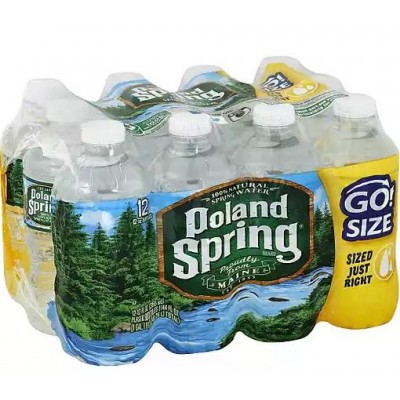 Poland Spring 100% Natural Spring Water - Go! Size