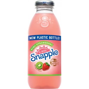 Snapple Kiwi Strawberry Juice Drink -Single Plastic Bottle