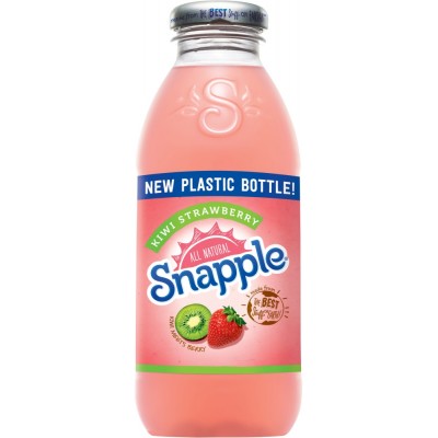 Snapple Kiwi Strawberry Juice Drink -Single Plastic Bottle