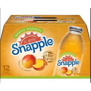 Snapple Mango Madness - 12 Pack Glass Bottles
