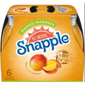 Snapple Mango Madness - 6 Pack Glass Bottles