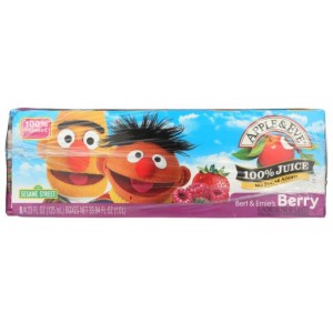 Apple & Eve 100% Sesame Street Bert & Ernie's Berry Juice