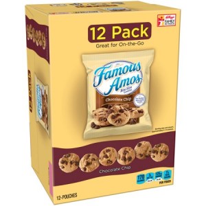 Famous Amos Chocolate Chip Cookies Caddy Pack