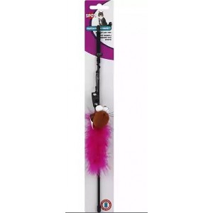 Ethical Products Inc. Feather Boa Toy W/ Wand And Catnip