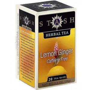 Stash Premium Herbal Tea - Lemon Ginger - Caffeine Free