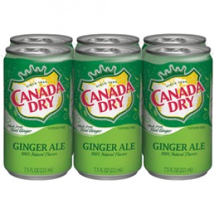 Canada Dry Ginger Ale - 6 Pack Cans