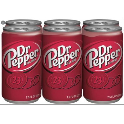 Dr Pepper 6 ct - Cans