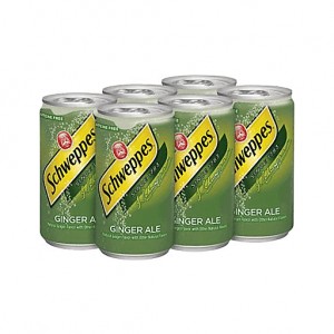 Schweppes Ginger Ale Cans - 6 Pack