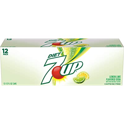 Diet 7UP Lemon Lime Soda - 12 pack