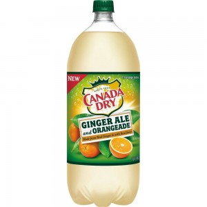 Canada Dry Ginger Ale and Orangeade 2L Bottle