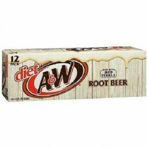 A&W Products Diet Root Beer - 12 Pack Cans
