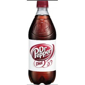 Dr Pepper Diet - Single Bottle