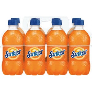 Sunkist Orange Soda - 8 Pack Bottles