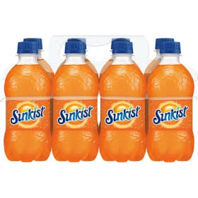 Sunkist Orange Soda - 8 Pack Bottles Sunkist Orange Soda - 8 Pack Bottles
