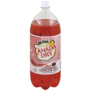 Canada Dry Diet Cranberry Ginger Ale - 2 Liter Bottle
