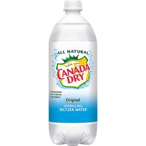 Canada Dry Original Sparkling Seltzer Water - 1 Liter Bottle