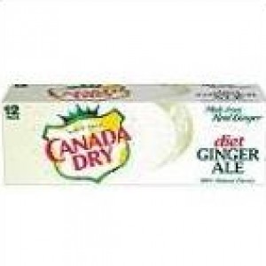 Canada Dry Diet Ginger Ale - 12 Pack Cans