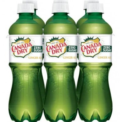 Canada Dry Diet Ginger Ale - 6 Pack Bottles