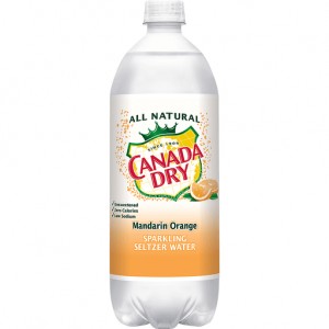 Canada Dry Mandarin Orange Sparkling Seltzer Water - 2 Liter