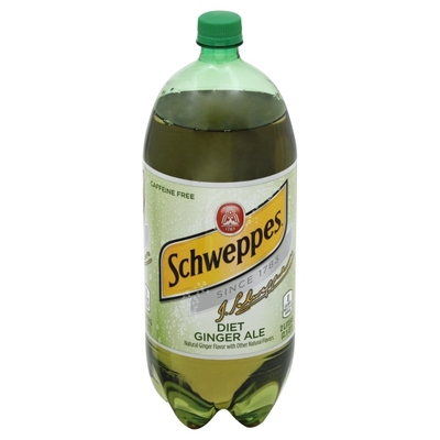 Schweppes Diet Ginger Ale - 2 Liter Bottle