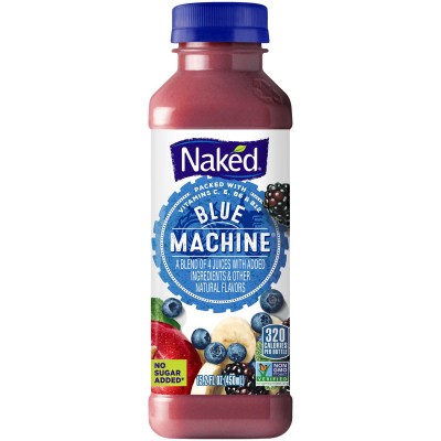 Naked Boosted Blue Machine Juice Smoothie -Single Bottle