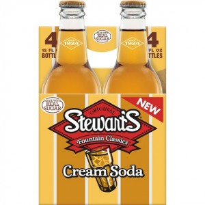 Stewart's Soda Cream Soda - 4 Pack