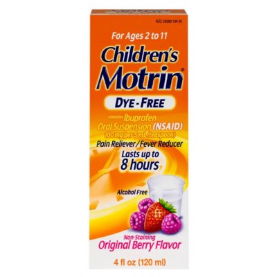 MOTRIN CHILDRENS Children's Ibuprofen Liquid Medicine, Berry