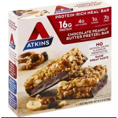 Atkins Meal Bar Chocolate Peanut Butter Pretzel