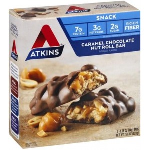 Atkins Advantage Bar Caramel Chocolate Nut Roll